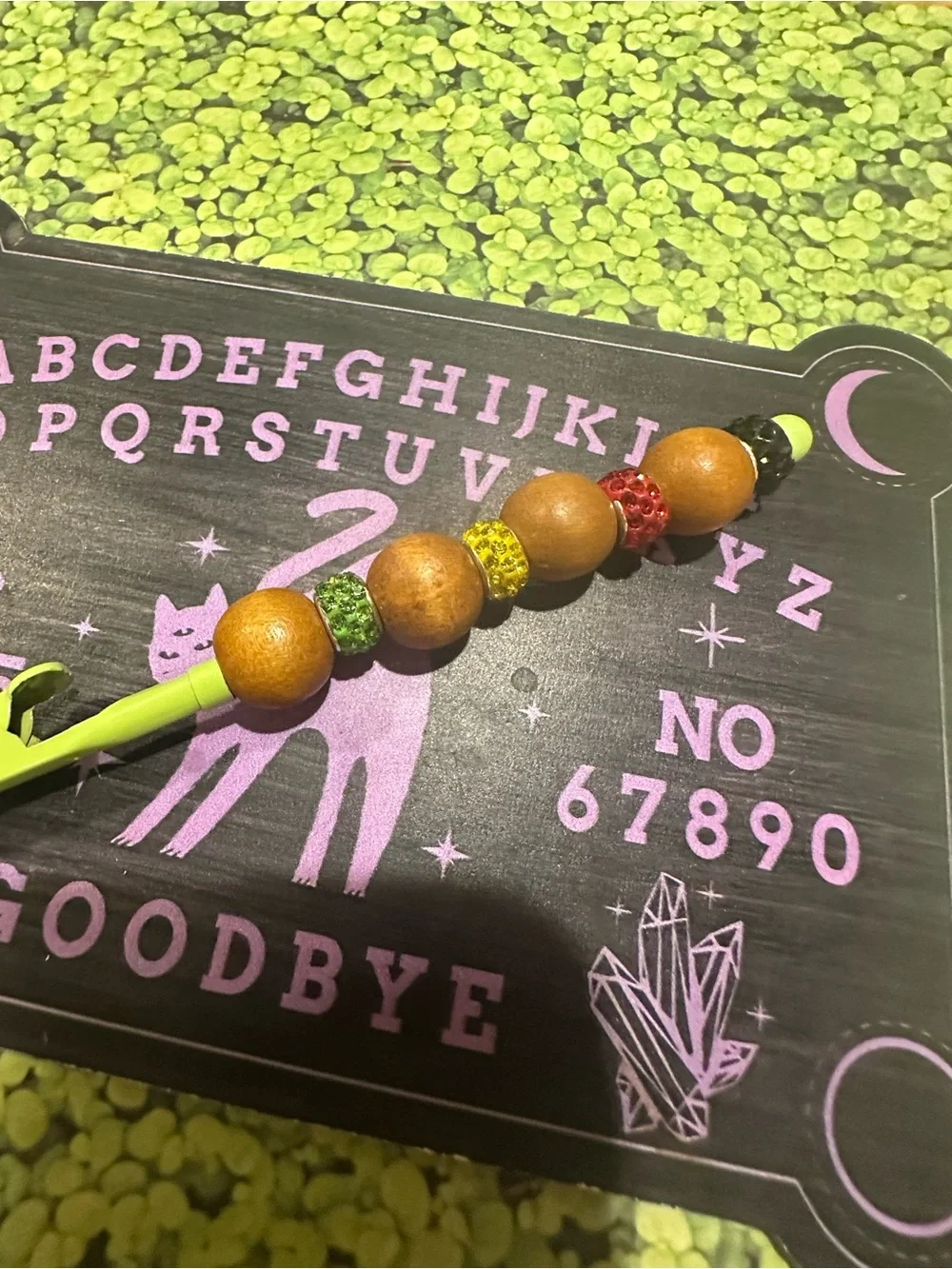 Handmade Rasta-Inspired Beaded Alligator Clip – Multi-Use Holder Tool